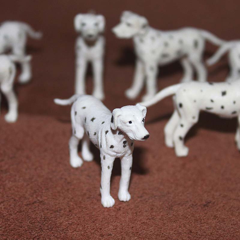 Interactive Squeaky Plush Dog Toy - โมเดลสัตว์เลี้ยงขนาดเล็ก สุนัขพันธุ์ลาบราดอร์ โกลเด้น รีทรีฟเวอร์ ดัลเมเชียน ดิงโก