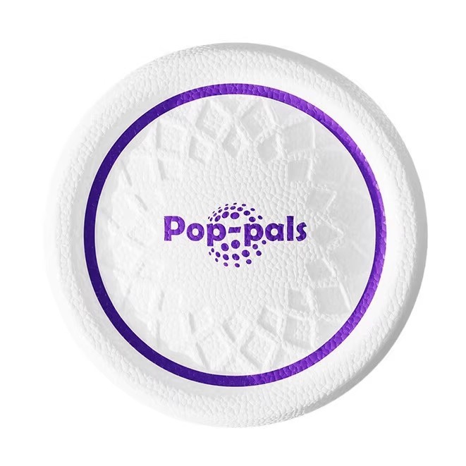Flying Disc Dog Training Toy - ของเล่นจานร่อนสำหรับสุนัข ทำจากยางนุ่ม ทนทาน เหมาะสำหรับฝึกสุนัขกลางแจ้ง เล่นเกมส่งรับ สำหรับสุนัขขนาดใหญ่