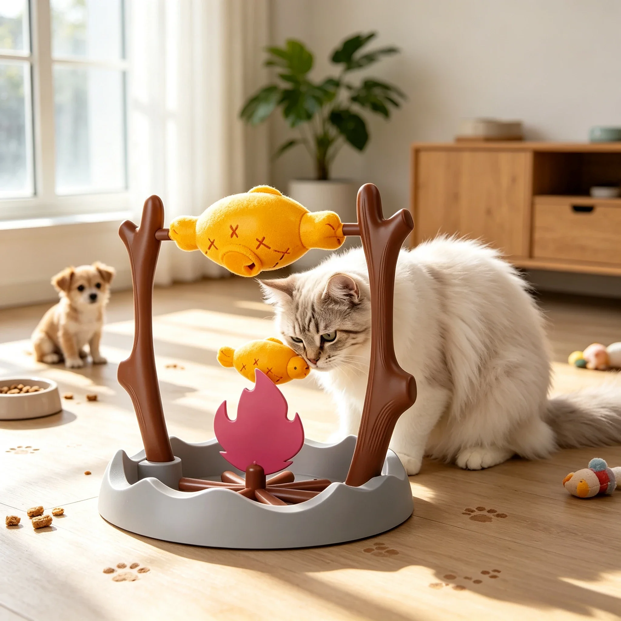 เครื่องจ่ายขนมสุนัข หมุนได้ 36 - Dog Puzzle Feeder Toy บทวิจารณ์และราคา