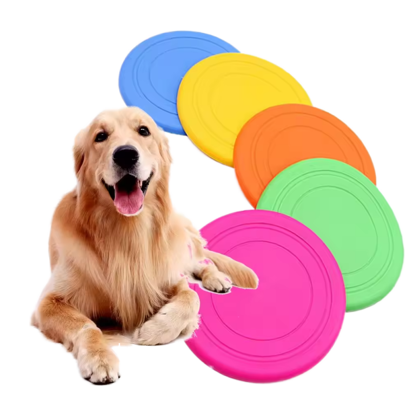 ของเล่นจานร่อนสำหรับสัตว์เลี้ย - Flying Disc Dog Training Toy บทวิจารณ์และราคา