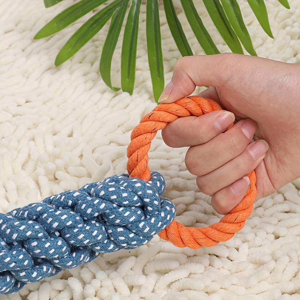ของเล่นเชือกสุนัขผ้าฝ้ายผสมแหว - Interactive Squeaky Plush Dog Toy บทวิจารณ์และราคา