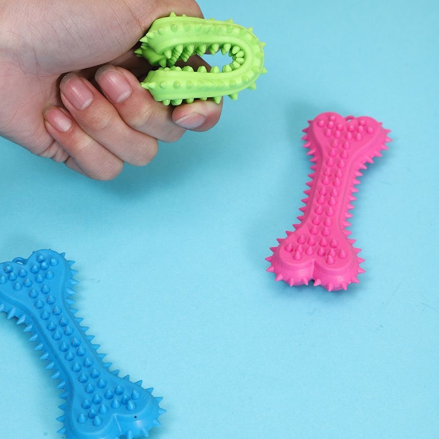 ของเล่นสำหรับสุนัข 3/6 ชิ้น แป - Teeth Cleaning Dog Chew Bone บทวิจารณ์และราคา