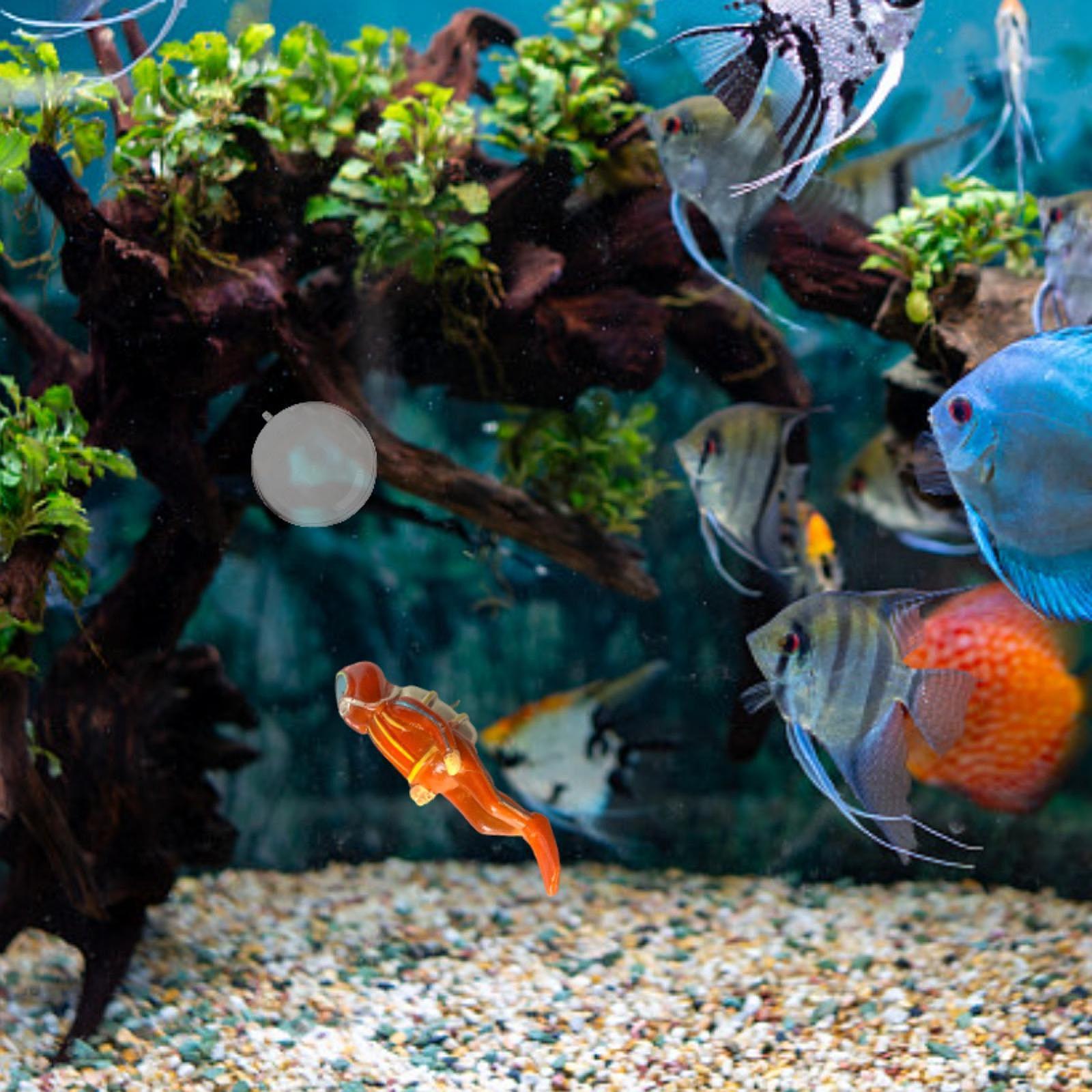 ฟิกเกอร์นักดำน้ำจิ๋วทำจากเรซิน - Aquarium บทวิจารณ์และราคา