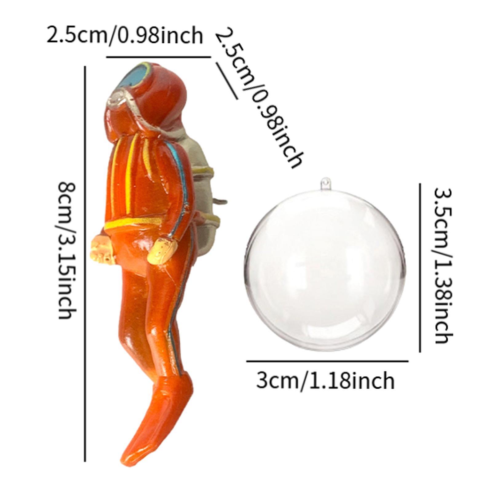 ฟิกเกอร์นักดำน้ำจิ๋วทำจากเรซิน - Aquarium บทวิจารณ์และราคา