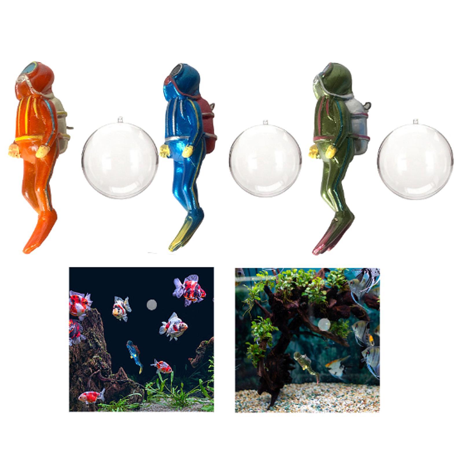 ฟิกเกอร์นักดำน้ำจิ๋วทำจากเรซิน - Aquarium บทวิจารณ์และราคา