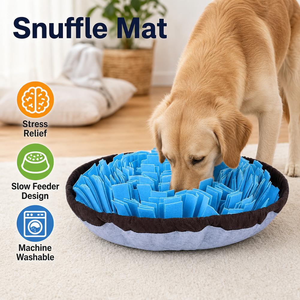 แผ่นฝึกดมกลิ่นสำหรับสุนัข ของเ - Dog Puzzle Feeder Toy บทวิจารณ์และราคา
