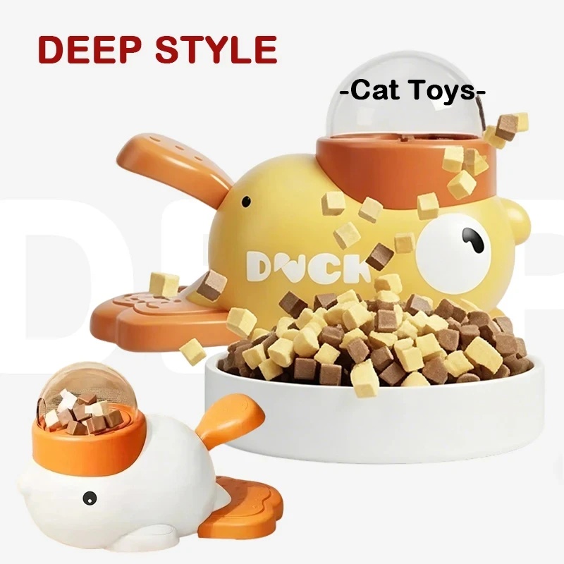 ของเล่นป้อนอาหารสุนัขรูปเป็ดสี - Dog Puzzle Feeder Toy บทวิจารณ์และราคา