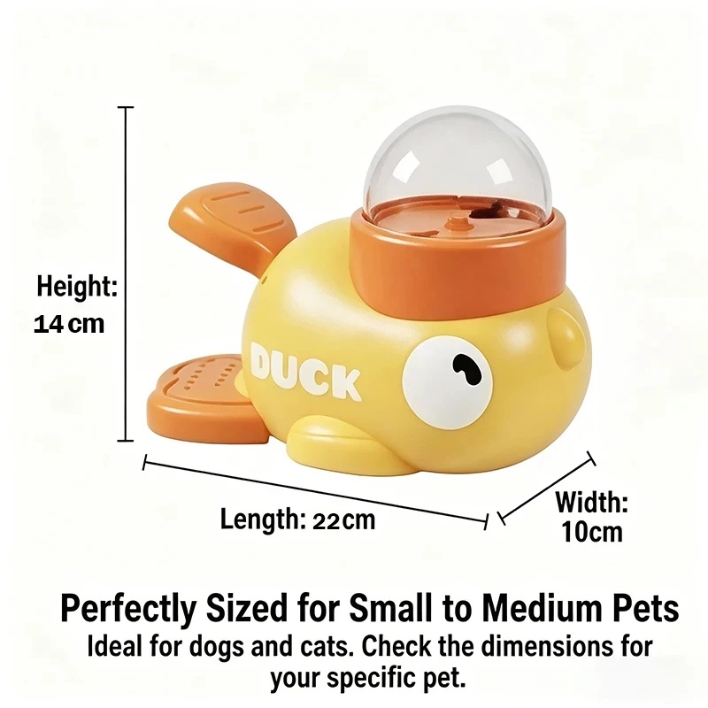 ของเล่นป้อนอาหารสุนัขรูปเป็ดสี - Dog Puzzle Feeder Toy บทวิจารณ์และราคา
