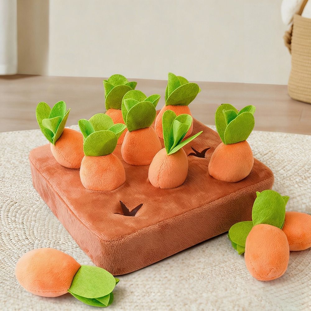 แผ่นรองดมกลิ่นแครอทบรรเทาความเ - Dog Puzzle Feeder Toy บทวิจารณ์และราคา