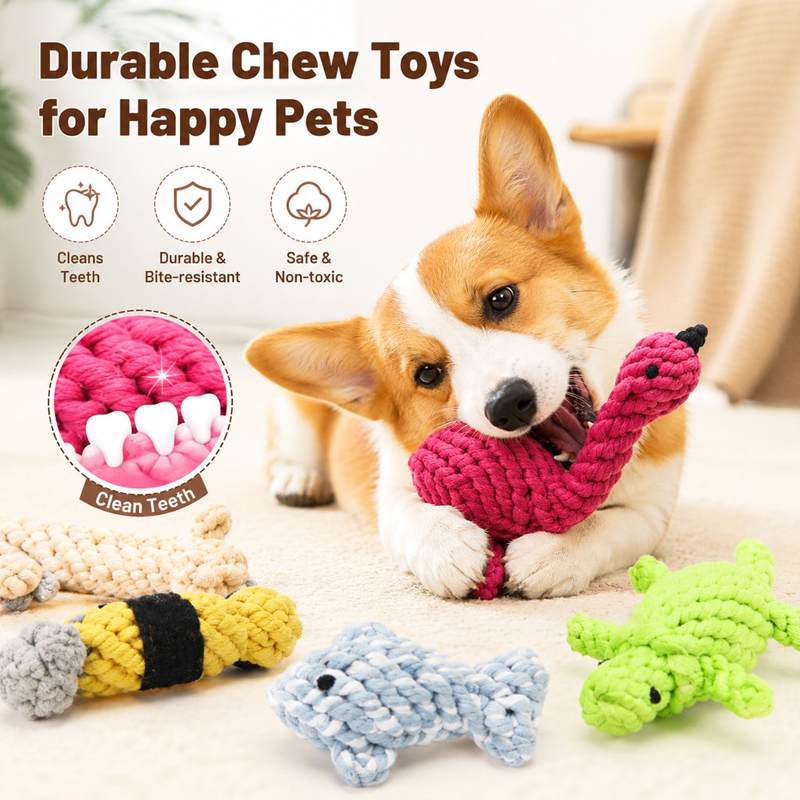 ของเล่นสุนัข ทนทานต่อการกัด รู - Interactive Squeaky Plush Dog Toy บทวิจารณ์และราคา