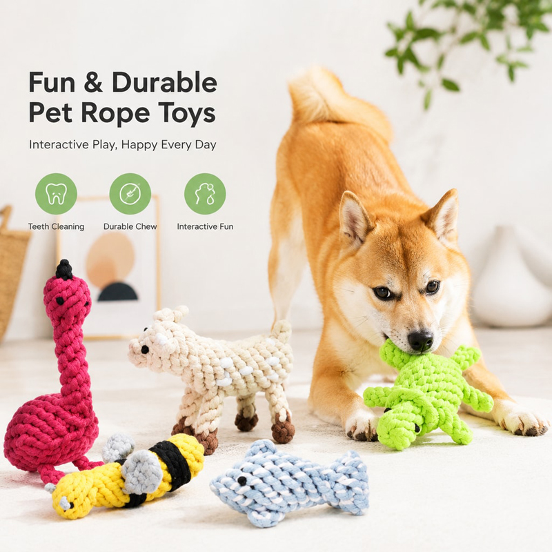 ของเล่นสุนัข ทนทานต่อการกัด รู - Interactive Squeaky Plush Dog Toy บทวิจารณ์และราคา