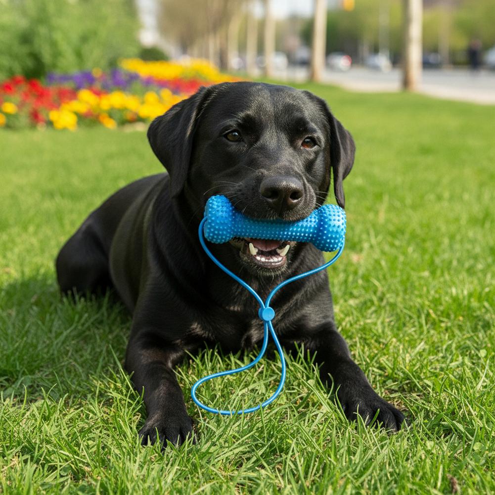 ของเล่นสำหรับสัตว์เลี้ยง ช่วยด - Interactive Squeaky Plush Dog Toy บทวิจารณ์และราคา