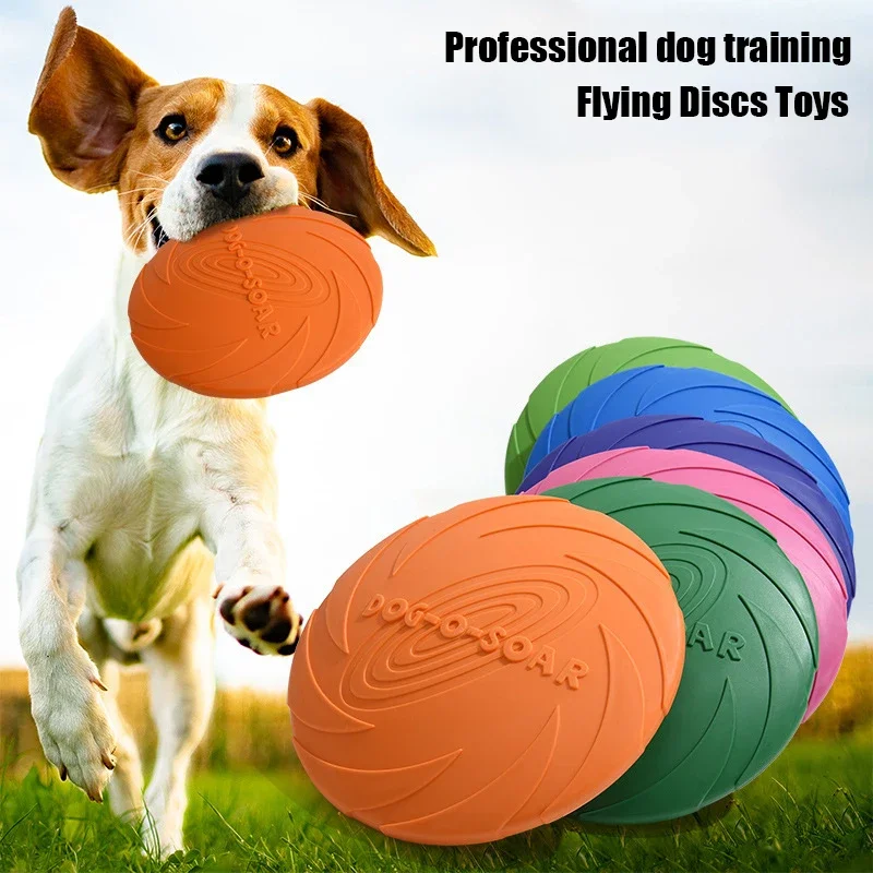 จานร่อนสำหรับสุนัขขนาดใหญ่ ขนส - Flying Disc Dog Training Toy บทวิจารณ์และราคา