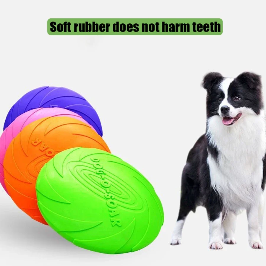 จานร่อนสำหรับสุนัขขนาดใหญ่ ขนส - Flying Disc Dog Training Toy บทวิจารณ์และราคา