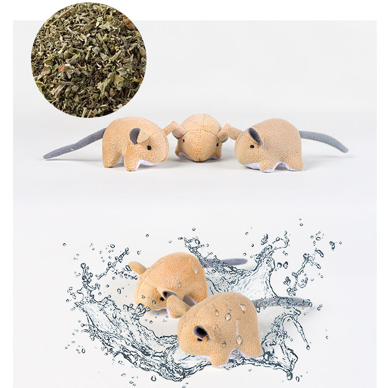 ของเล่นหนูแคทนิปสำหรับแมว ของเ - Catnip Interactive Plush Mouse บทวิจารณ์และราคา