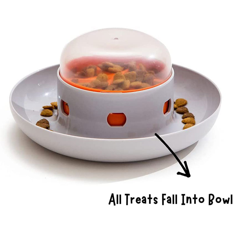 สัตว์เลี้ยง UFO Dispenser ชาม  - Interactive Squeaky Plush Dog Toy บทวิจารณ์และราคา