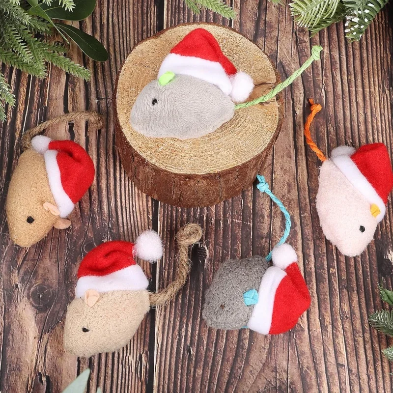 1-5 ชิ้น ของเล่นหนูผ้ากำมะหยี่ - Catnip Interactive Plush Mouse บทวิจารณ์และราคา