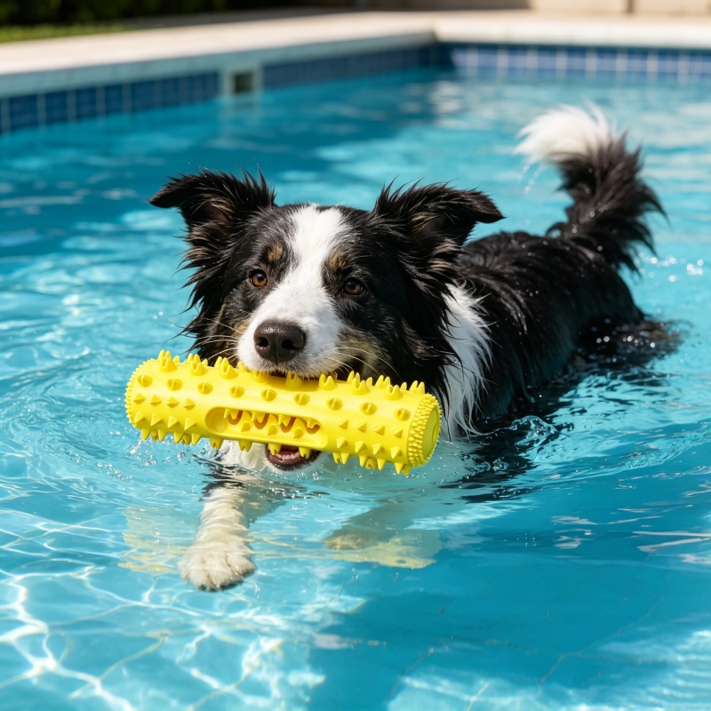 ของเล่นสุนัข TPR ทนทาน มีเสียง - Rubber Treat Dispensing Dog Toy บทวิจารณ์และราคา