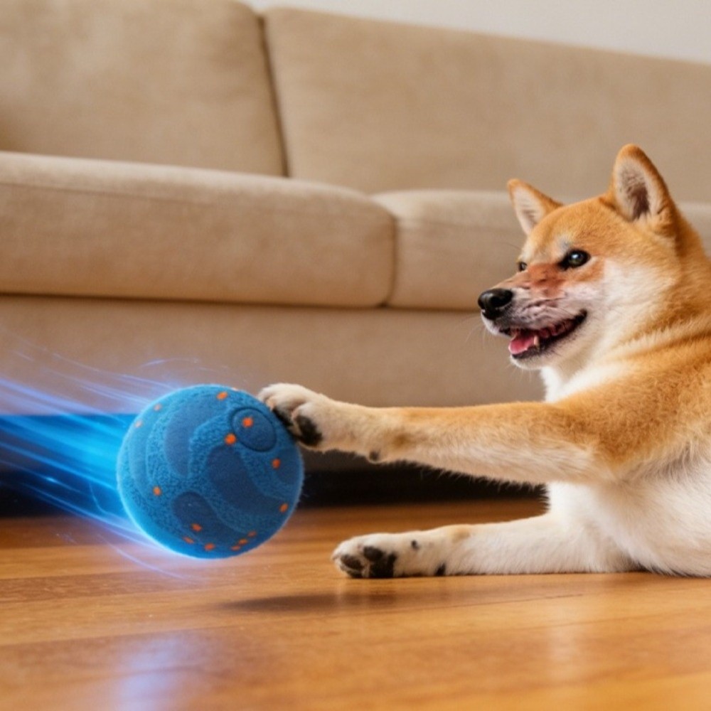 ลูกบอลอัจฉริยะสำหรับสัตว์เลี้ย - Automatic Moving Dog Ball บทวิจารณ์และราคา