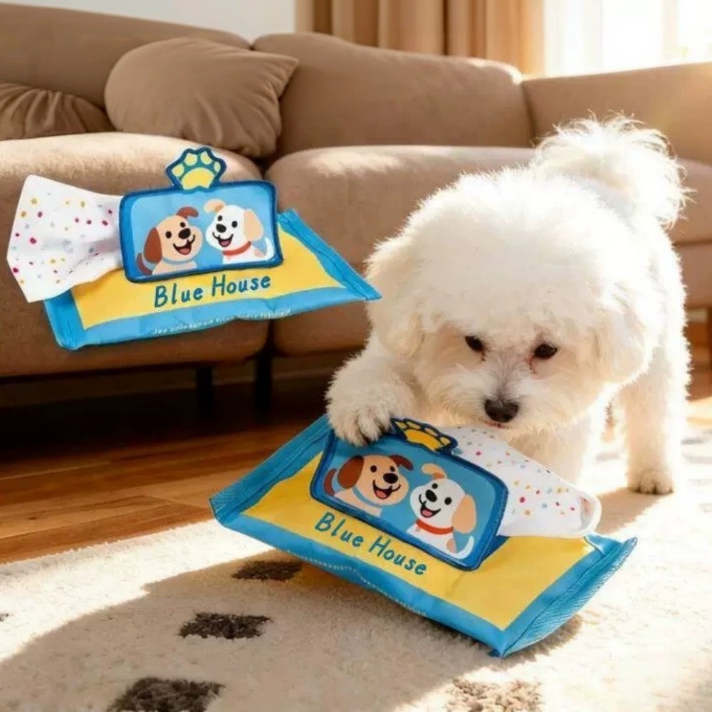 ของเล่นกล่องกระดาษทิชชูสำหรับส - Interactive Squeaky Plush Dog Toy บทวิจารณ์และราคา