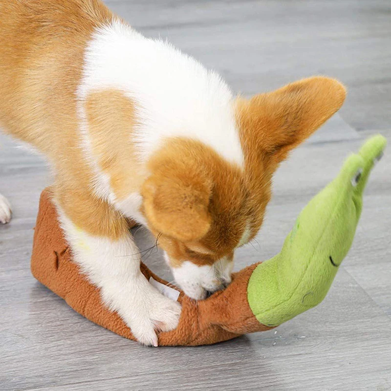 ของเล่นสุนัขตุ๊กตานิ่มรูปหอยทา - Dog Puzzle Feeder Toy บทวิจารณ์และราคา