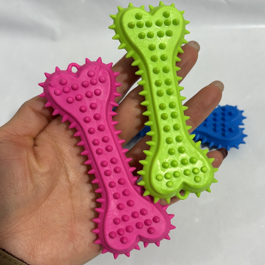 ของเล่นสำหรับสุนัข 3/6 ชิ้น แป - Teeth Cleaning Dog Chew Bone บทวิจารณ์และราคา