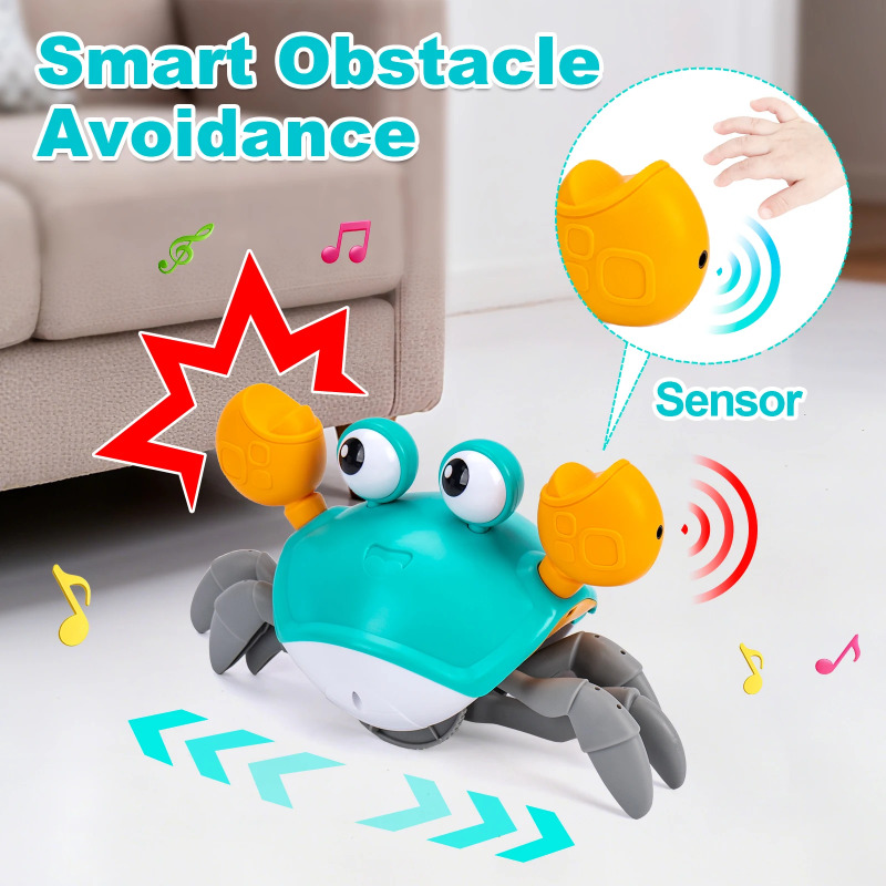 ของเล่นปูเต้นรำวิ่งหนีแบบอิเล็ - Interactive Squeaky Plush Dog Toy บทวิจารณ์และราคา