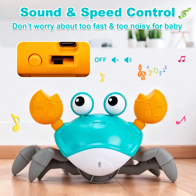 ของเล่นปูเต้นรำวิ่งหนีแบบอิเล็ - Interactive Squeaky Plush Dog Toy บทวิจารณ์และราคา