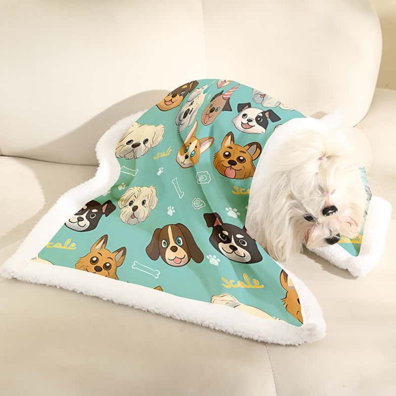 ผ้าห่มสัตว์เลี้ยงลายการ์ตูนสุน - Pet Beds บทวิจารณ์และราคา