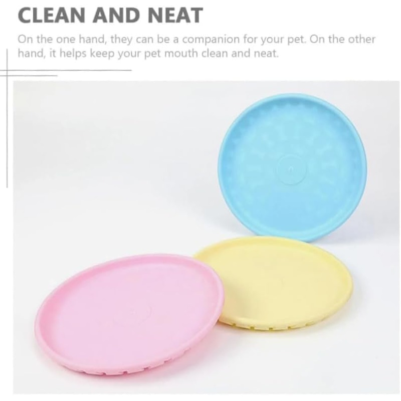 จานร่อนทนทานสำหรับสุนัขขนาดกลา - Flying Disc Dog Training Toy บทวิจารณ์และราคา